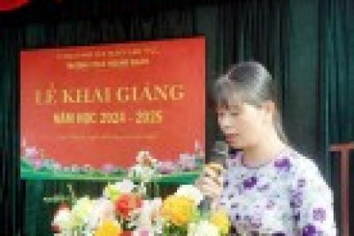 RỘN RÀNG NGÀY KHAI GIẢNG NĂM HỌC 2024-2025