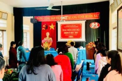 ĐẠI HỘI CHI BỘ NHIỆM KÌ 2025-2027
