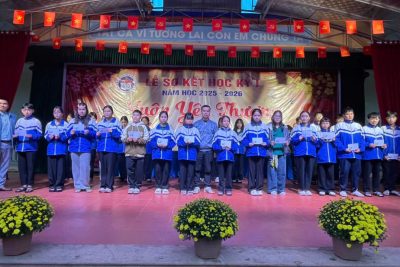 Hoạt động trải nghiệm “XUÂN YÊU THƯƠNG” của học sinh trường THCS Hoàng Ngân